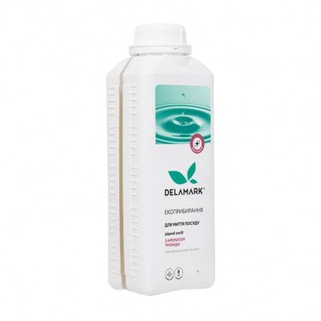 Средство для мытья посуды DeLaMark с ароматом розы, 1 л