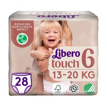 Подгузники-трусики Libero Touch Pants размер 6 (13-20 кг), 28 шт