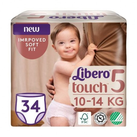 Подгузники-трусики Libero Touch Pants размер 5 (10-14 кг), 32 шт