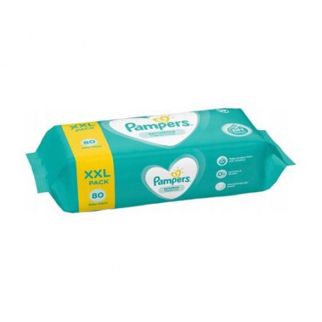 Детские влажные салфетки Pampers Sensitive, 80 шт