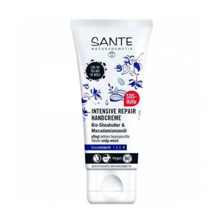 Био-крем для рук Sante Intensive Repair Handcreme для сухой кожи, Виноград и ши, 75 мл