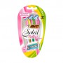 Станок для бритья BIC Soleil Bella Colours Razors одноразовый, женский, 3 шт