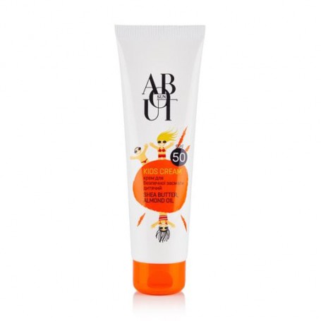 Детский крем для безопасного загара ABOUT sun Kids Cream SPF 50, 90 мл