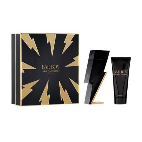 Парфюмированный набор мужской Carolina Herrera Bad Boy (туалетная вода, 100 мл + гель для душа, 100 мл)