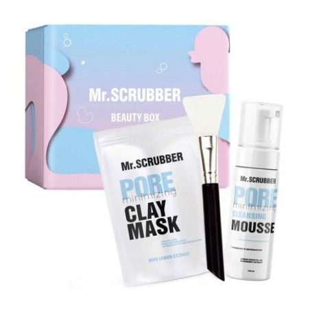 Набор Mr.Scrubber Pure Daily Care (маска для лица, 100 г + мусс для лица, 150 мл + шпатель для приготовления и нанесения масок)