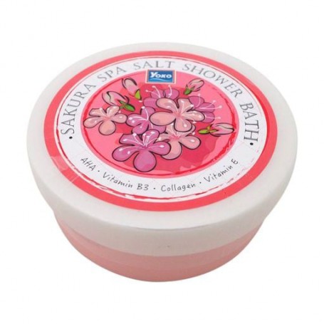 Скраб-соль для душа Yoko Sakura Spa Salt Shower Bath с сакурой, 250 г