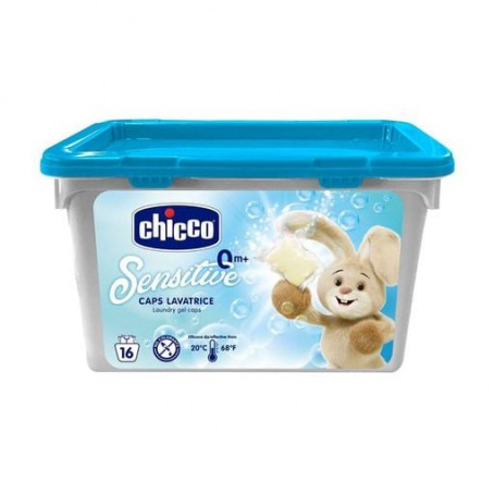 Капсулы для стирки Chicco Sensitive, 16 стирок, 16 шт