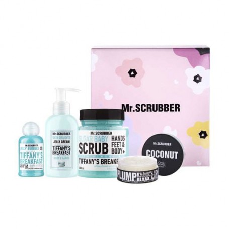 Набор для лица и тела Mr.Scrubber Care from Soho (скраб, 300 г + крем-гель, 150 мл + маска, 60 мл + гель для душа, 50 мл)