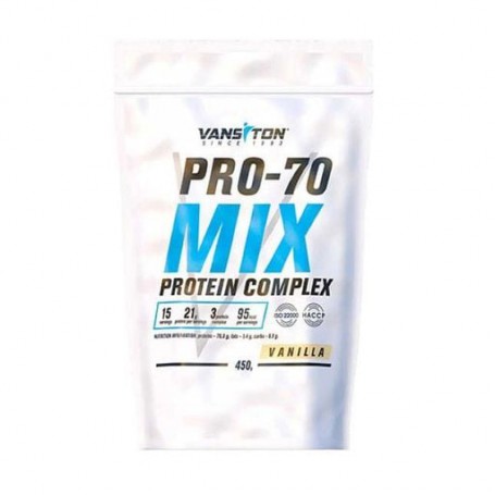 Пищевая добавка протеин Vansiton Mega Protein Pro-70 Ваниль, 450 г