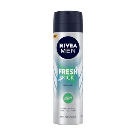 Антиперспирант-спрей NIVEA MEN Fresh Kick мужской, 150 мл