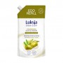 Жидкое крем-мыло Luksja Creamy Olive&Yogurt Soap Йогурт и оливковое масло, 400 мл (дойпак)