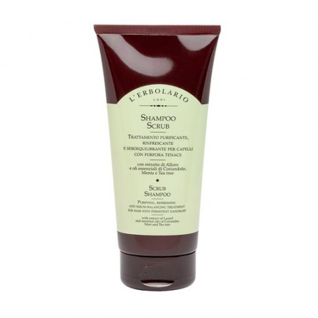 Шампунь-скраб для волос L'Erbolario Shampoo Scrub против перхоти, 200 мл