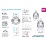 Бутылочка для кормления Lovi Stardust от 3 месяцев, 240 мл (21/585)