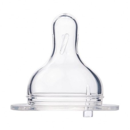 Соски силиконовые Canpol Babies EasyStart к бутылочке с широким отверстием, средний поток, 6+ месяцев, 2 шт (21/731)