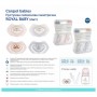 Силиконовые симметричные пустышки Canpol Babies Royal Baby голубые, 0-6 месяцев, 2 шт (22/650_blu)