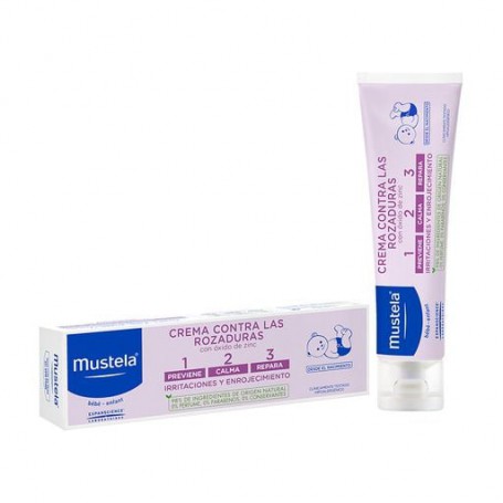 Детский витаминизированный защитный крем под подгузник 1 2 3 Mustela Bebe 1 2 3 Vitamin Barrier Cream, 50 мл