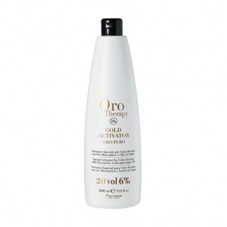 Окислитель с микрочастицами золота Fanola Oro Therapy Gold Activator Oro Puro 20 Vol, 6%, 1 л