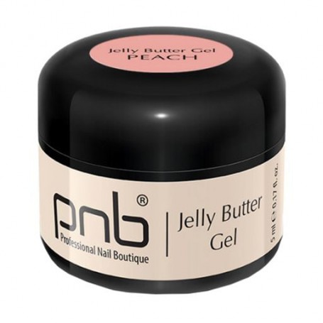 Камуфлирующий гель-желе для моделирования ногтей PNB Jelly Butter Gel, Peach, 5 мл