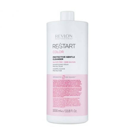 Бессульфатный шампунь Revlon Professional Restart Color Protective Gentle Cleanser для окрашенных волос, 1 л