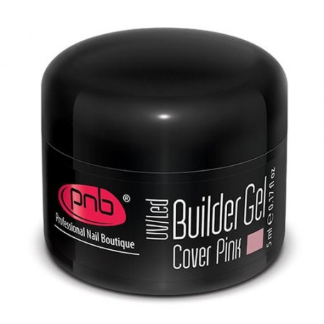 Моделирующий камуфлирующий гель для ногтей PNB UV/LED Builder Gel Cover Pink, 5 мл