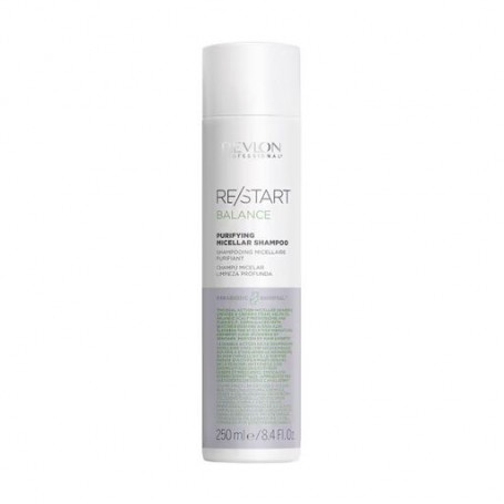 Мицеллярный шампунь для глубокого очищения волос Revlon Professional Restart Balance Purifying Micellar Shampoo, 250 мл