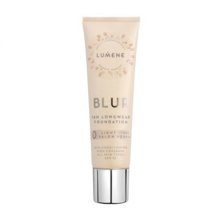 Тональный крем для лица Lumene Blur Foundation 16H Longwear Foundation SPF15, 0 Light Ivory, 30 мл