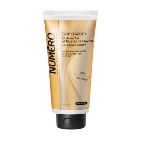 Шампунь для сухих волос Brelil Numero Nourishing Shampoo с маслом карите, 300 мл