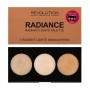 Палетка осветляющих хайлайтеров для лица Makeup Revolution Highlighter Palette Radiance, 15 г