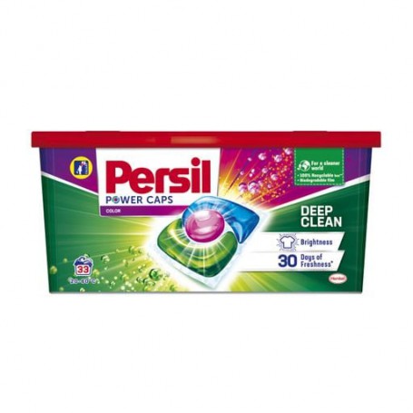 Капсулы для стирки Persil Power Caps Color Deep Clean, 33 стирки, 33 шт