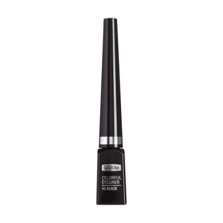 Жидкая подводка для глаз IsaDora Colorful Eyeliner 10 Black, 3.7 мл