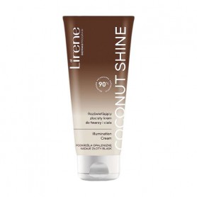 Крем для лица и тела Lirene Coconut Shine Іlluminating Face And Body Cream Кокосовое сияние, 150 мл