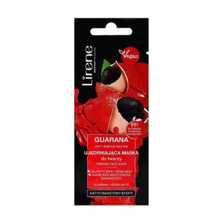 Укрепляющая маска для лица Lirene Guarana Firming Face Mask для всех типов кожи, 7 мл