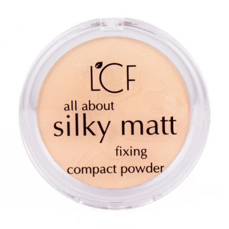 Компактная фиксирующая пудра LCF All About Silky Matt тон 1, 8 г