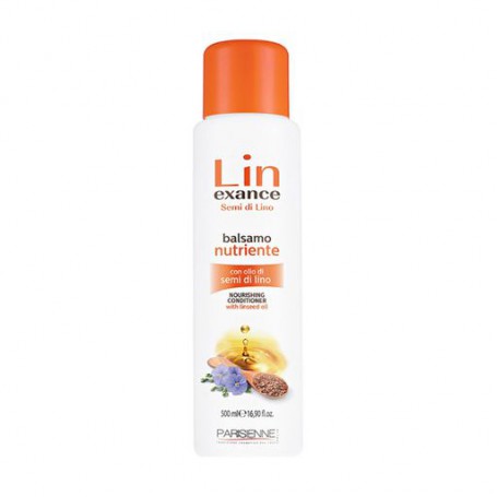 Бальзам-кондиционер для волос Parisienne Lin Exance Semi di Lino Nourishing Conditioner питательный, с экстрактом семян льна, 50