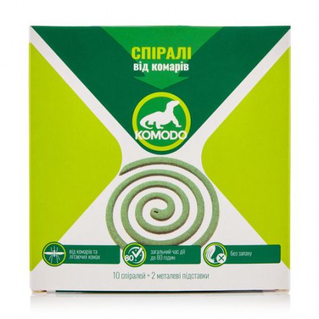 Спирали от комаров Komodo, 10 шт