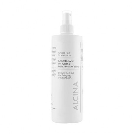 Тоник для лица со спиртом Alcina Facial Tonic With Alcohol для всех типов кожи, 500 мл