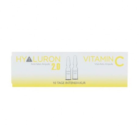 Ампулы для интесивной терапии кожи лица Alcina Hyaluron 2.0 & Vitamin C, 10*1 мл