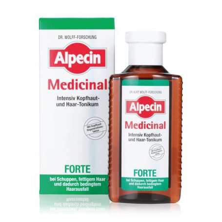 Интенсивный тоник для кожи головы Alpecin Medical Forte против перхоти и выпадения волос, 200 мл