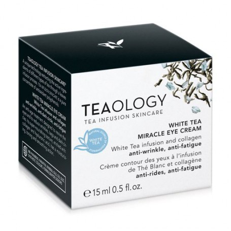 Крем для кожи вокруг глаз Teaology White Tea Miracle Eye Cream с экстрактом белого чая, 15 мл