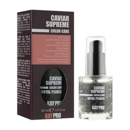 Защитный флюид KayPro Caviar Supreme Royal Pearls для окрашенных и химически обработанных волос, 30 мл
