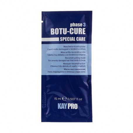 Восстанавливающая маска KayPro Special Care Boto-Cure Phase 3 Mask для очень поврежденных и ломких волос, 15 мл (саше)