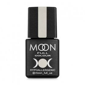 Гель-лак для ногтей Moon Full Color Hypoallergenic Barbie Color Rubber Base 01 ванильный с мелким шиммером, 8 мл