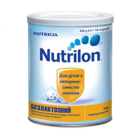 Сухая молочная смесь Nutrilon Безлактозный, от рождения, 400 г