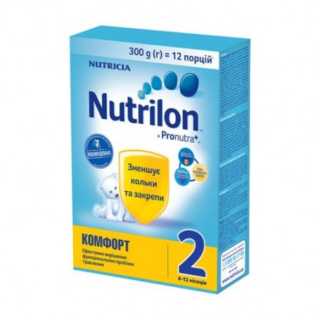 Детская сухая смесь Nutrilon Комфорт 2, от 6 до 12 месяцев, 300 г