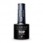 Закрепитель для геля-лака Claresa Easy Painting System Top No Wipe Glitter Blue, 5 г
