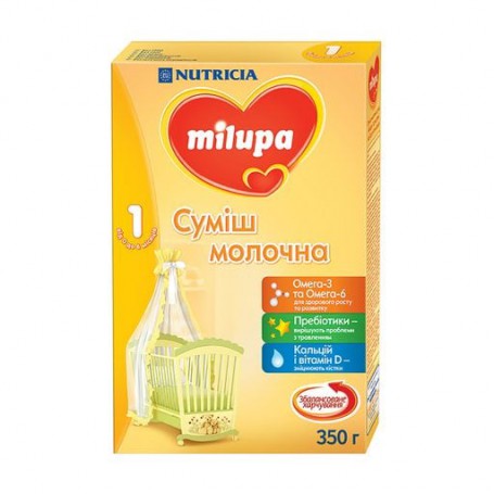 Молочная сухая смесь Milupa 1, 0-6 месяцев, 350 г