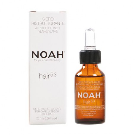 Сыворотка для волос NOAH Ylang And Linen Oil Restructuring Serum с иланг-иланг и льняным маслом, 20 мл