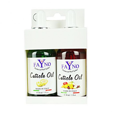 Набор масел для кутикулы Fayno Cuticle Oil 2 (дыня + фруктовый микс), 2*30 мл