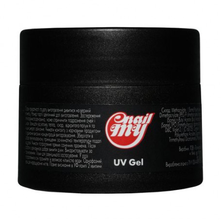 Гель однофазный для ногтей My Nail UV Gel густой, 30 Розово-прозрачный, 15 г