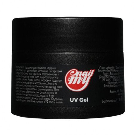 Гель однофазный для ногтей My Nail UV Gel средний, 57 Белый, 8 г